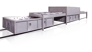 Sliding Glass Bending Oven with Two Closed Top Annealing Stations