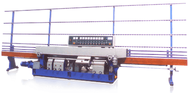 G-VFE-9M-A Automatic 9 Spindles PLC Glass Edging Machine 