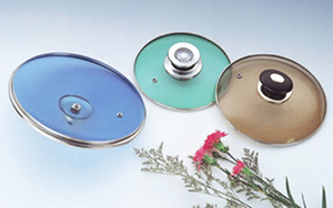 Glass Lids & Glass Covers with Stainless Steel Strips Glass Lids & Glass Covers with Stainless Steel Strips