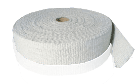 Heat Resistant Tapes are Made From Kitted or Woven Texturized Fiber Glass Yarns Heat Resistant Tapes are Made From Kitted or Woven Texturized Fiber Glass Yarns